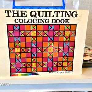 The quilting coloring book